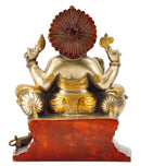 Ganesha Seated on Throne 9.50"