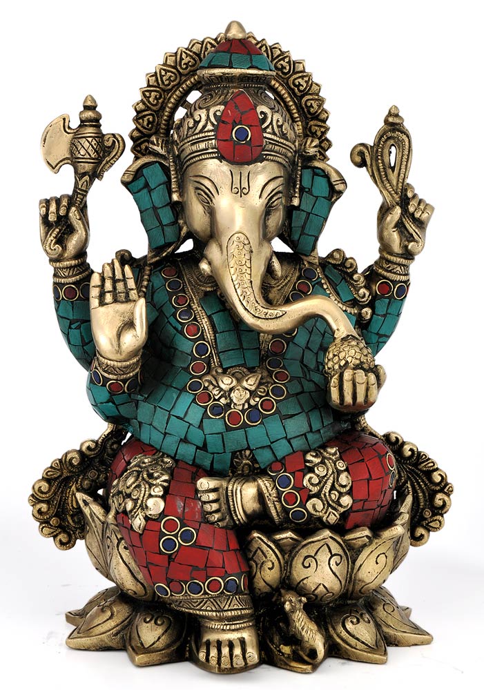 Kamalasana (Lotus Seated) Ganesha