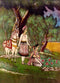 The Young Princess - Cotton Batik Painting