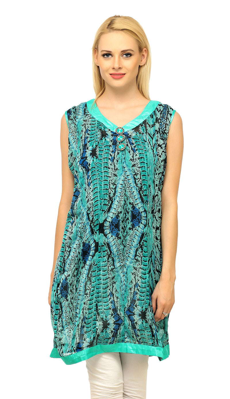 Aqua Green Top
