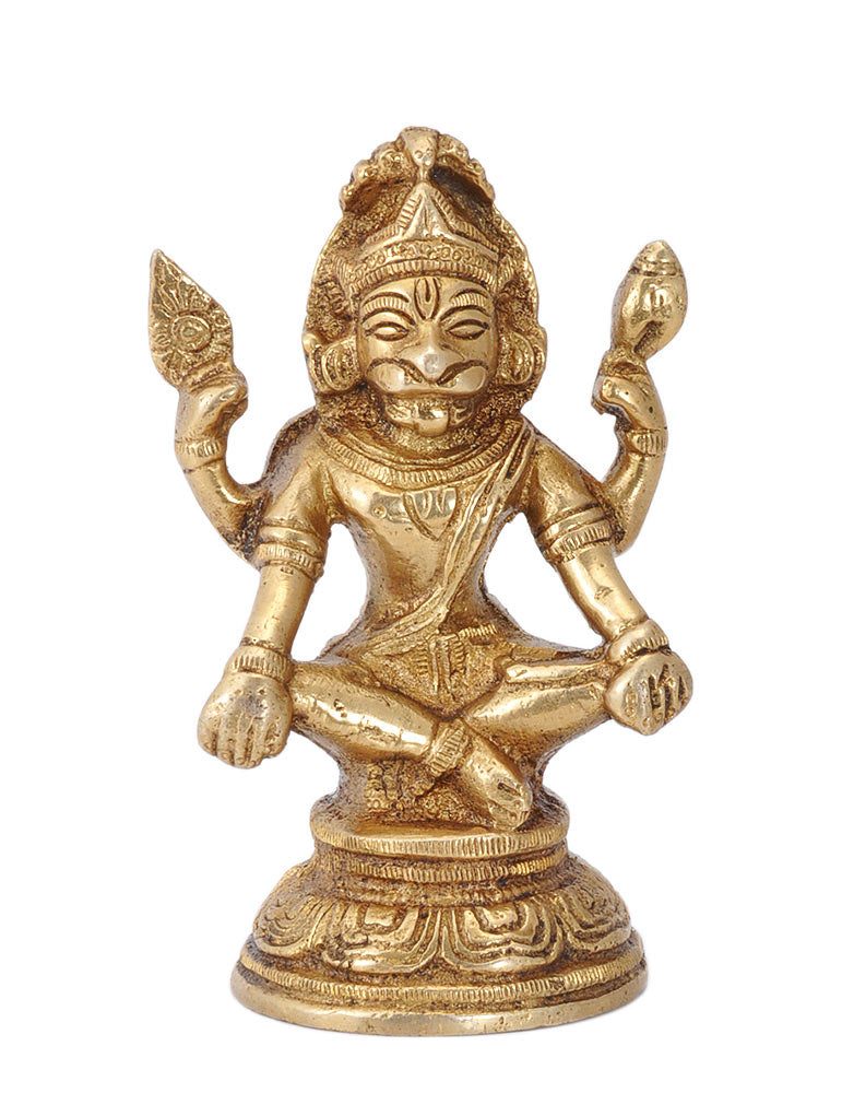 God Narasimha - Lion Man Incarnation of Lord Vishnu 4.25"