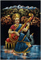 Velvet Painting 'Devi Sharda Saraswati'