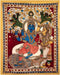 Lord Gopal with Radhika - Kalamkari Painting