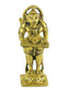 Hanumanji Holding Ramayana - Small Brass Statue 4"