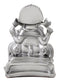 Lord Ganesh - Silver Finish Poly Resin Statue