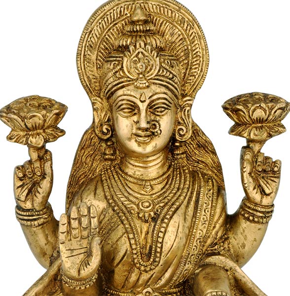 Lakshmi Mata - Brass Statue