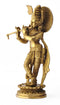 Lord Krishna Brass Statue 11"