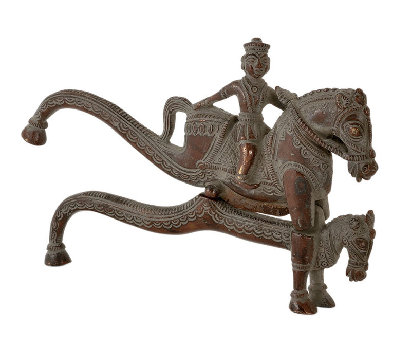 Antiquated Horse Rider Decorative Nut Cutter