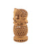 Elephant Family Wooden Figurine