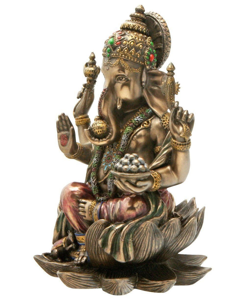 Hindu God of Success - Exquisite Bronze Finish Statue