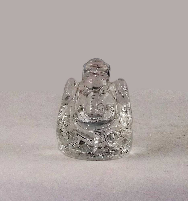'Siddhi Vinayak Ganesha' Quartz Crystal Statue