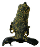 Goddess Shakti Bust Sculpture in Brass