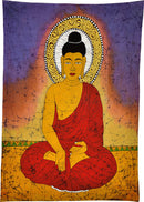 Bhagwan Tathagata (Lord Buddha) Batik Painting
