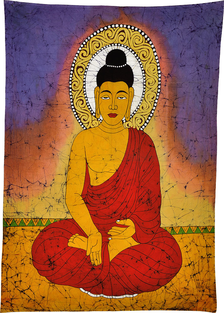 Bhagwan Tathagata (Lord Buddha) Batik Painting