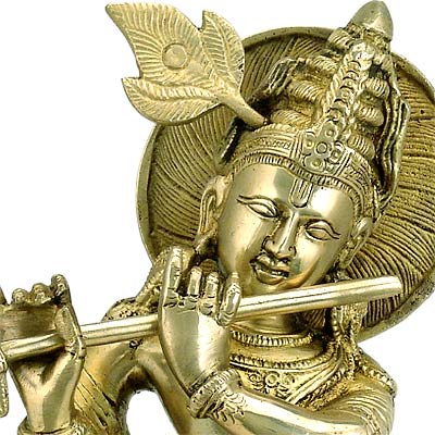 'Gopala Krishna' - Brass Statue
