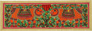 Madhubani Painting 'Roaring Lions'