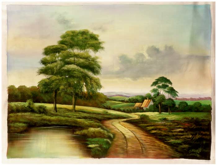 Handmade Painting - Country Side