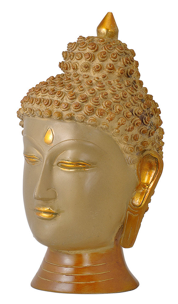 Unique Buddha Head Antique Look