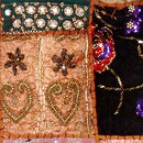 As The Sun Travels - Embroidered Patch Work Tapestry
