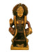 Lord Ayyappan Brass Statue in Brown Finish