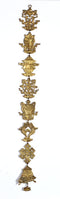 Ashtamangla Wall Hanging in Brass