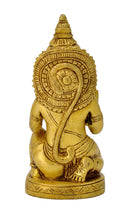 Blessing Lord Hanuman Brass Sculpture