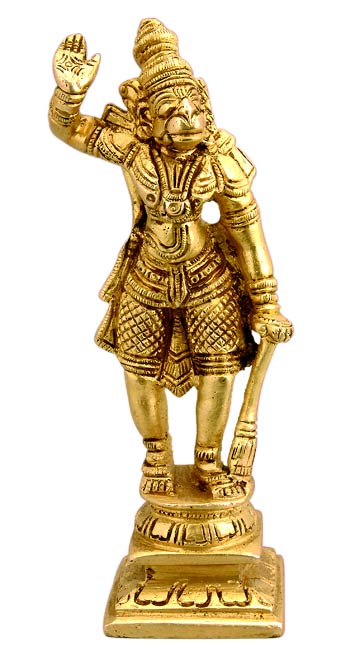Lord Veer Hanuman - Brass Statue