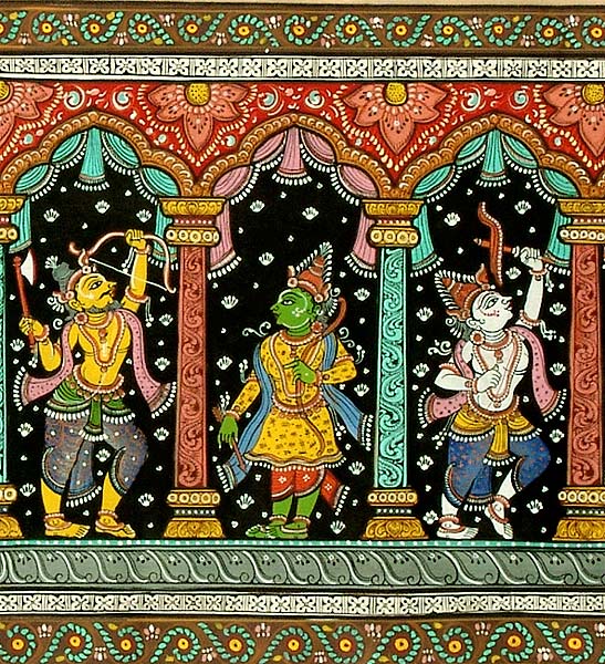 Dasha Avtar - Paata Painting