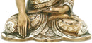 Bhumisparsha Buddha with Astamangala Carving 10"