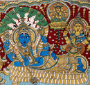 Vishnu on Sheshshaya - Cotton Kalamkari Painting