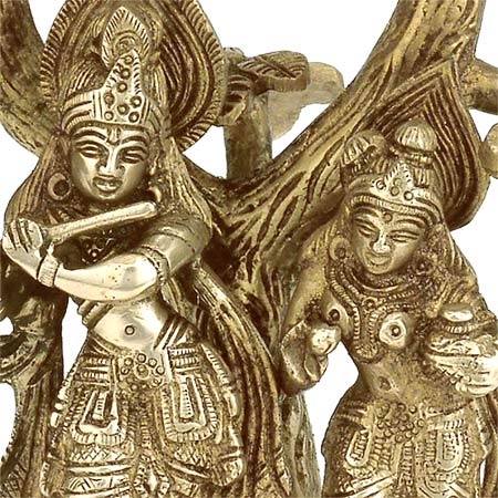 Radha Krishna Under a Tree