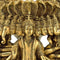 Lord Krishna in Cosmic Magnification - Brass Sculpture