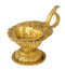 Floral Puja Brass Wick Lamp