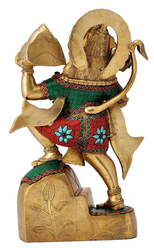 Lord Hanuman Carrying The Mountain of Herbs