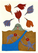 Gond Painting "Beautiful Nature"