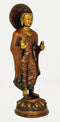 Standing Sakyamuni - Brass Buddha Sculpture