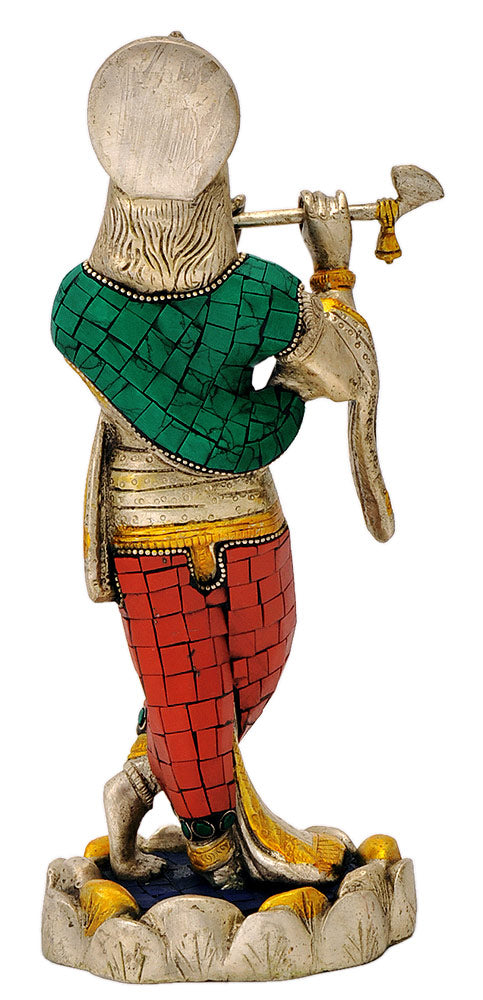 Shri Krishan Ji - Exquisite Brass Sculpture
