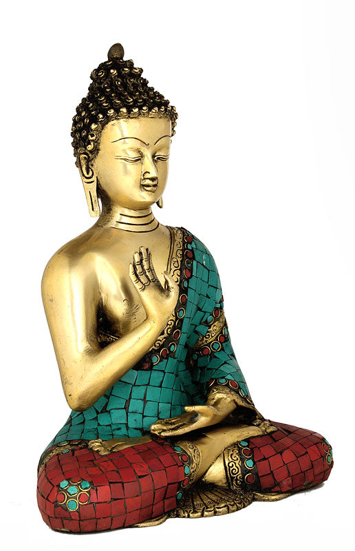 Lord Buddha Brass Statue