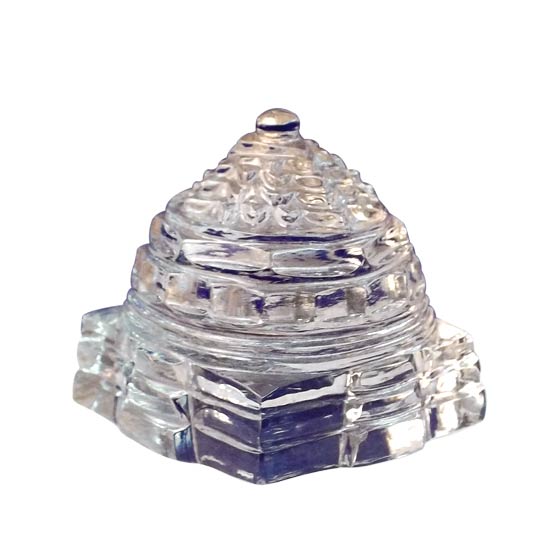 'Shri Yantra' Symbol of Goddess Lakshmi - Crystal Statue