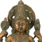 Seated Lord Vishnu - Brass Sculpture