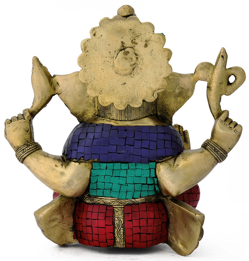 Decorated Ganpati Figure