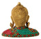 Lord Buddha Turquoise Coral Studded Bust