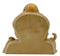 Elephanta Trimurti Brass Sculpture in Rustic Golden Finish