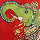 Passionate Elephant - A Kalamkari Work