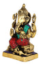 Lord Vinayak Brass Sculpture 8"