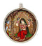 "Meera Bai" Devotee of Lord Krishna - Silver Pendant