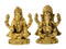 Miniature Pair of Brass Ganesha & Laxmi Figurine