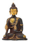 Eternal Buddha - Brass Antiquated Sculpture 10"