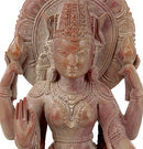 Goddess Narayani Laxmi - Stone Statue