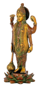 Bhagwan Vishnu Brass Figurine